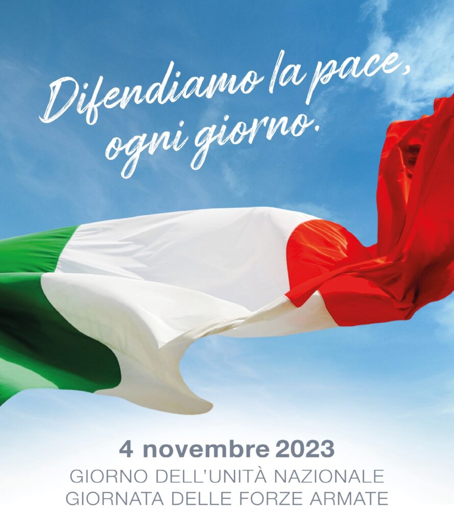 RICORRENZA DEL IV NOVEMBRE: LE MANIFESTAZIONI DEL 04 E 05.11.2023 A SUCCIANO E AD ACCIANO CAPOLUOGO